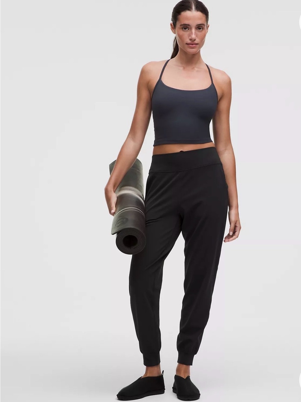 Lululemon Black Jogger Leggings Size 6